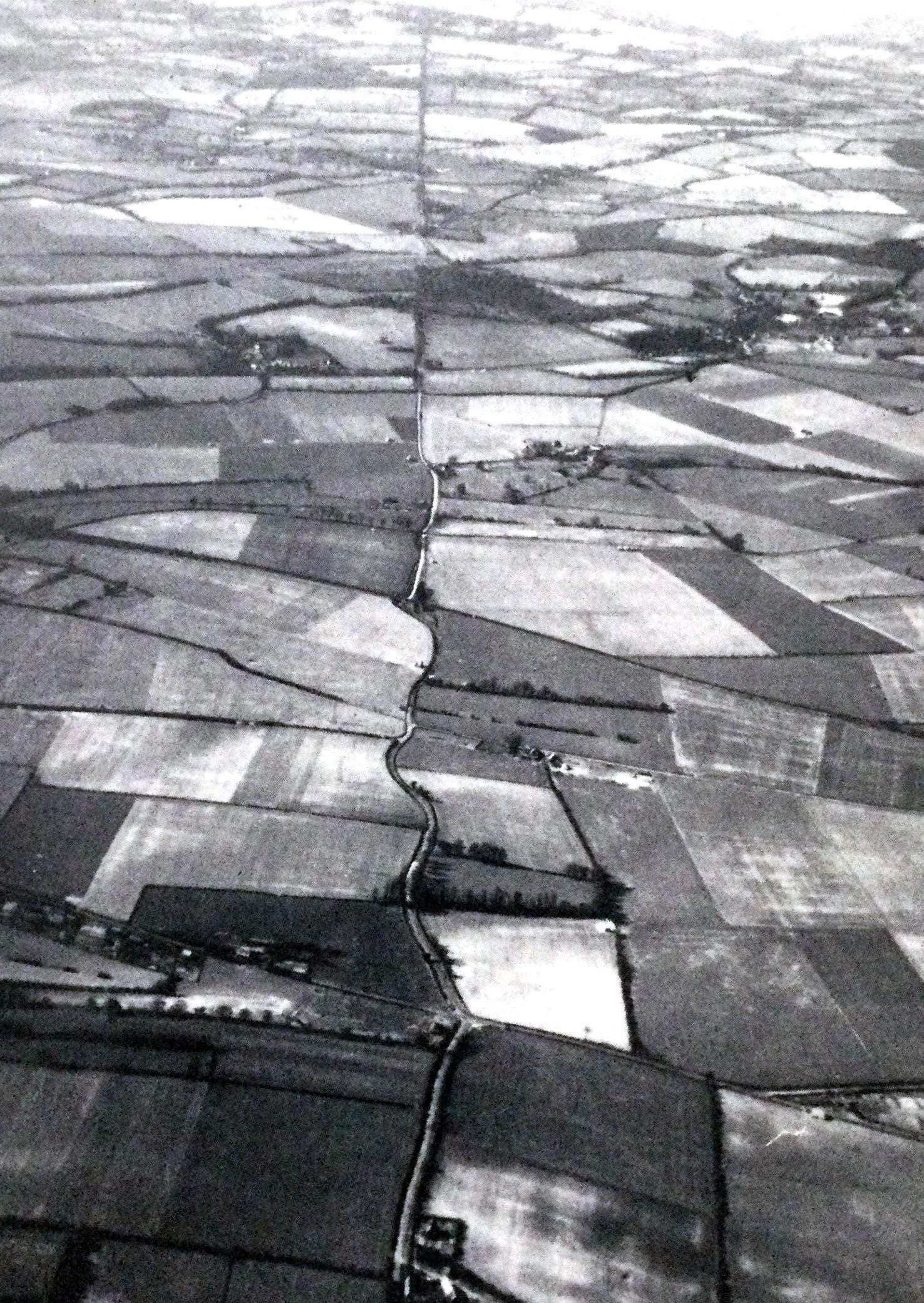 An aerial photo of Icknield Way taken in 1939